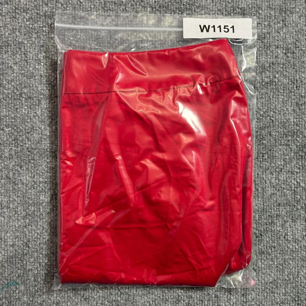 Talbots Pencil Skirt Womens‎ 12P Red Petite Cotton Blend Career Office